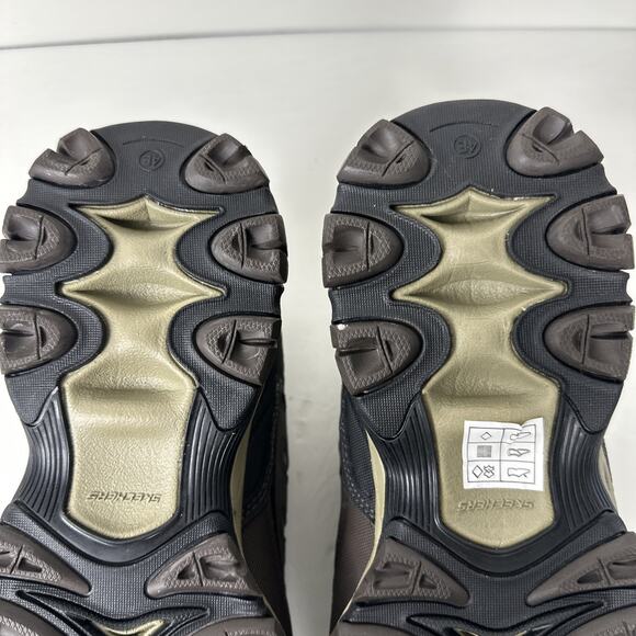 Skechers After Burn M. Fit Men's 8.5 Brown Taupe Extra Wide Fit 50125EWW/BRTP - Picture 10 of 11